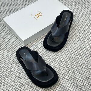 The Row Women’s Black Sandals